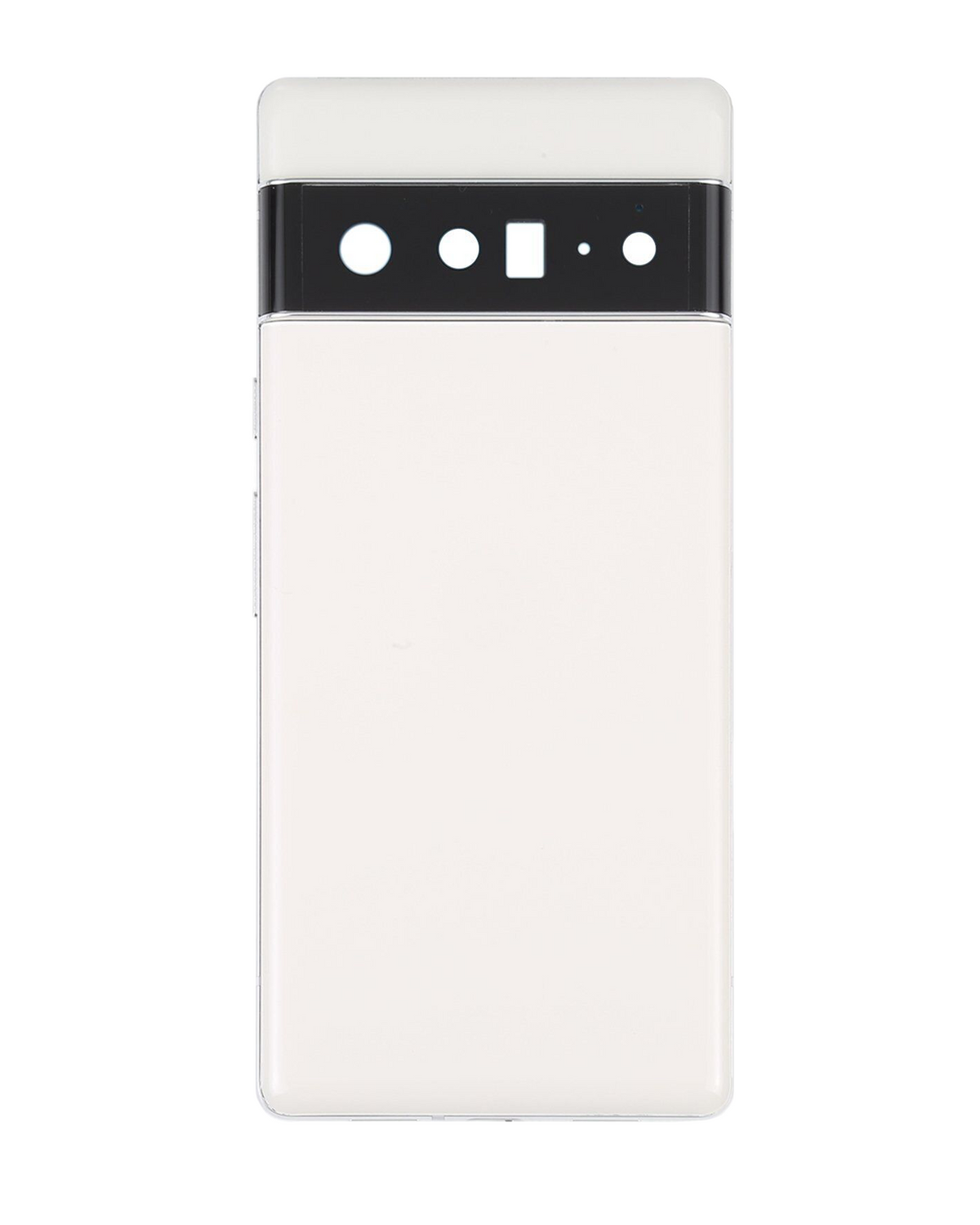 Back Housing For Google Pixel 6 Pro (Used OEM Pull: Grade A) (Cloudy White) - repair component alternate view