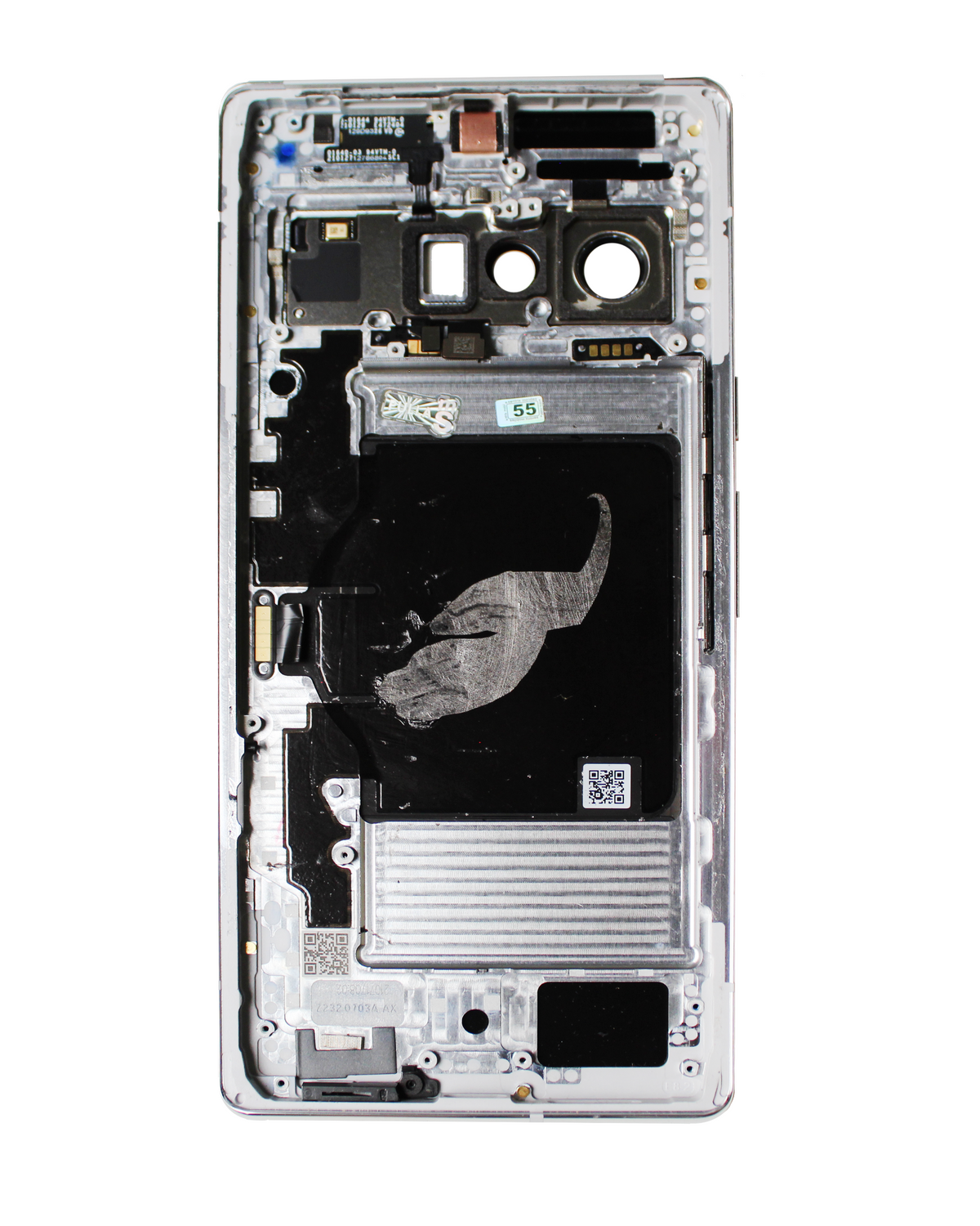 Back Housing For Google Pixel 6 Pro (Used OEM Pull: Grade A) (Cloudy White) - replacement component detail view