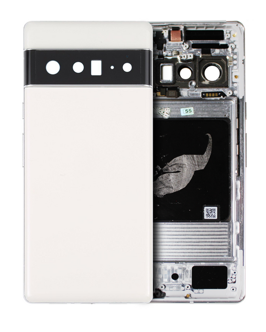 Back Housing For Google Pixel 6 Pro (Used OEM Pull: Grade A) (Cloudy White) - replacement part product view