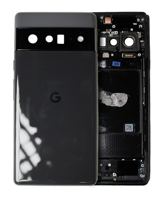 Back Housing For Google Pixel 6 Pro (Used OEM Pull: Grade B/C) (Stormy Black) - replacement part product view