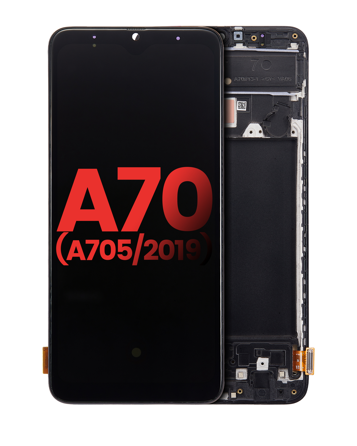 OLED Assembly With Frame For Samsung Galaxy A70 (A705 / 2019) (6.33") (Aftermarket Plus) (All Colors) - product image 1