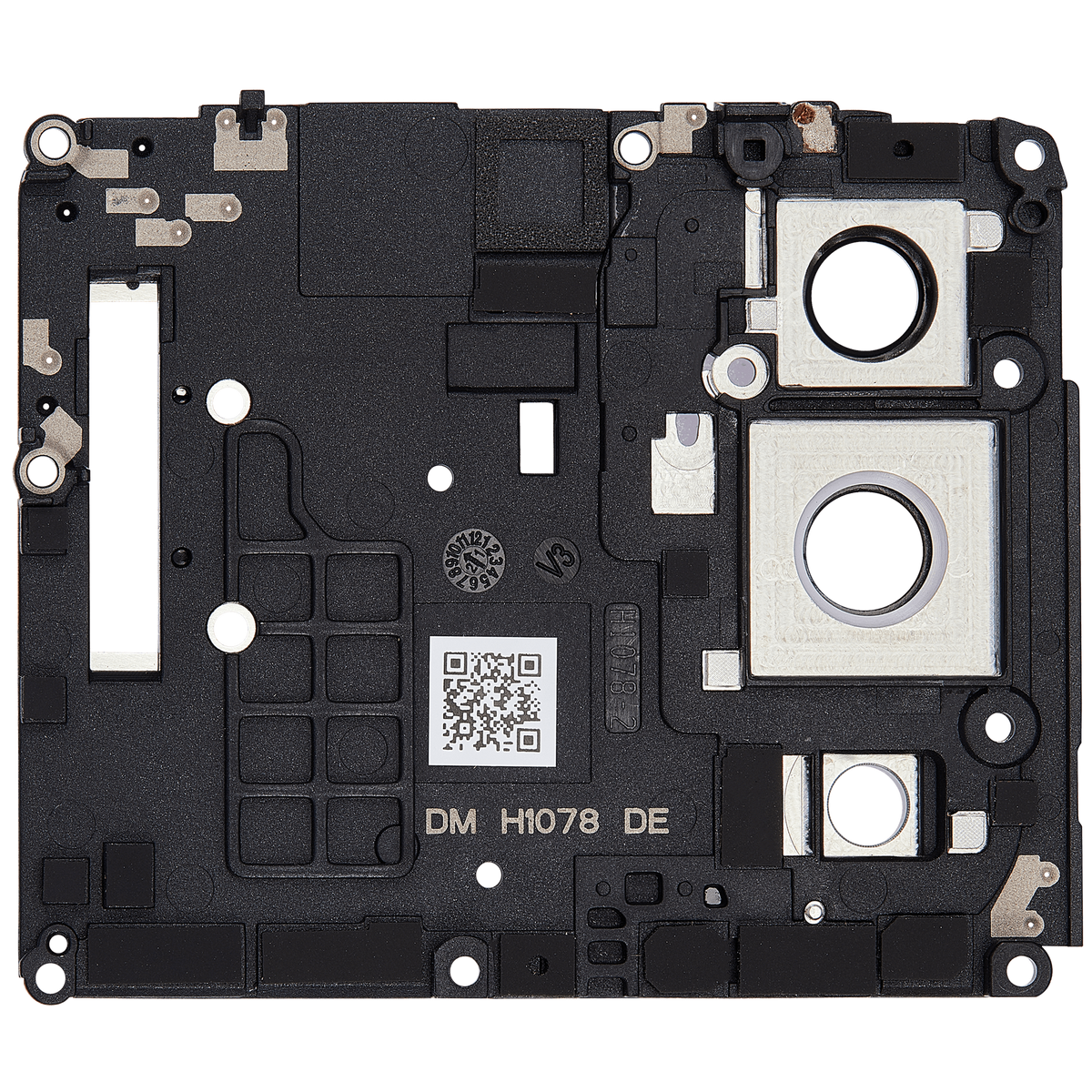 Antenna Cover with Back Camera Lens For Motorola Moto Edge Plus / Edge 30 Pro (XT2201-1/4) / Edge X30 5G (XT2201 -2/6 /2022) (Black) | SKU 109082007330 | image 3