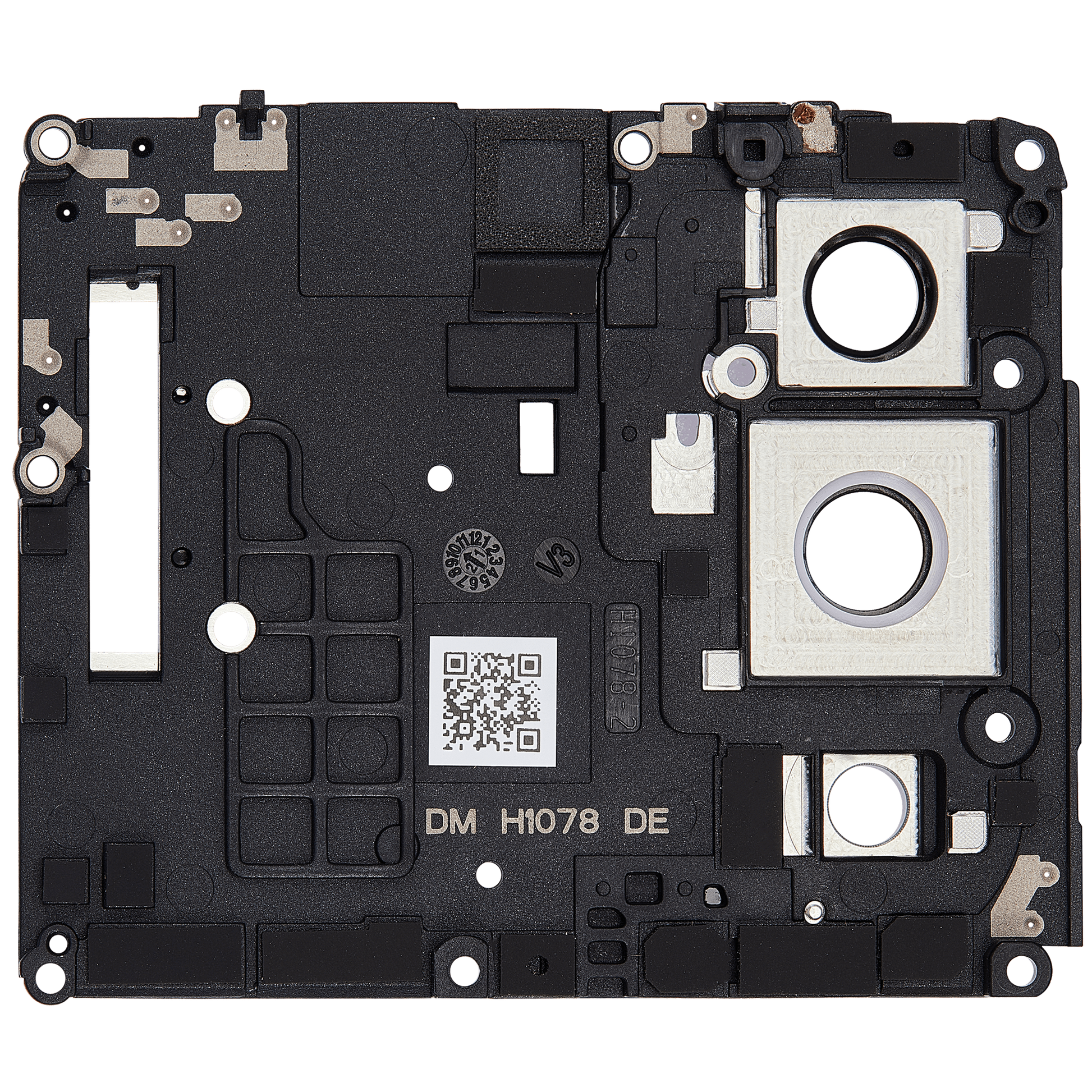 Antenna Cover with Back Camera Lens For Motorola Moto Edge Plus / Edge 30 Pro (XT2201-1/4) / Edge X30 5G (XT2201 -2/6 /2022) (Black) | SKU 109082007330 | image 3