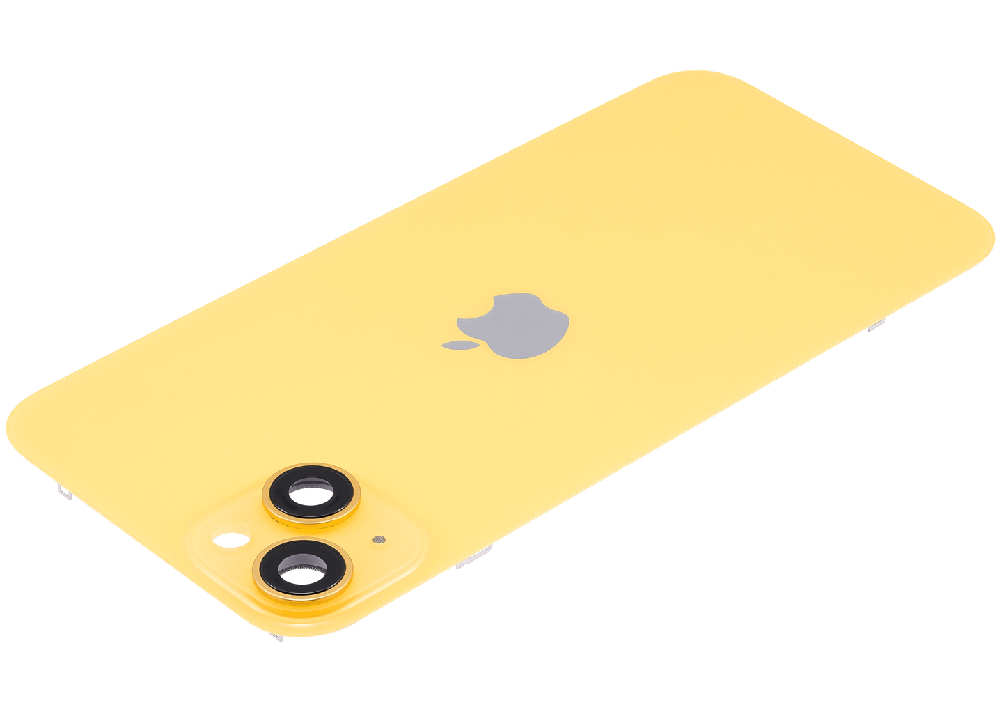 Back Glass w/ MagSafe Magnet For iPhone 14 Plus (Used OEM Pull: Grade A) (Yellow)