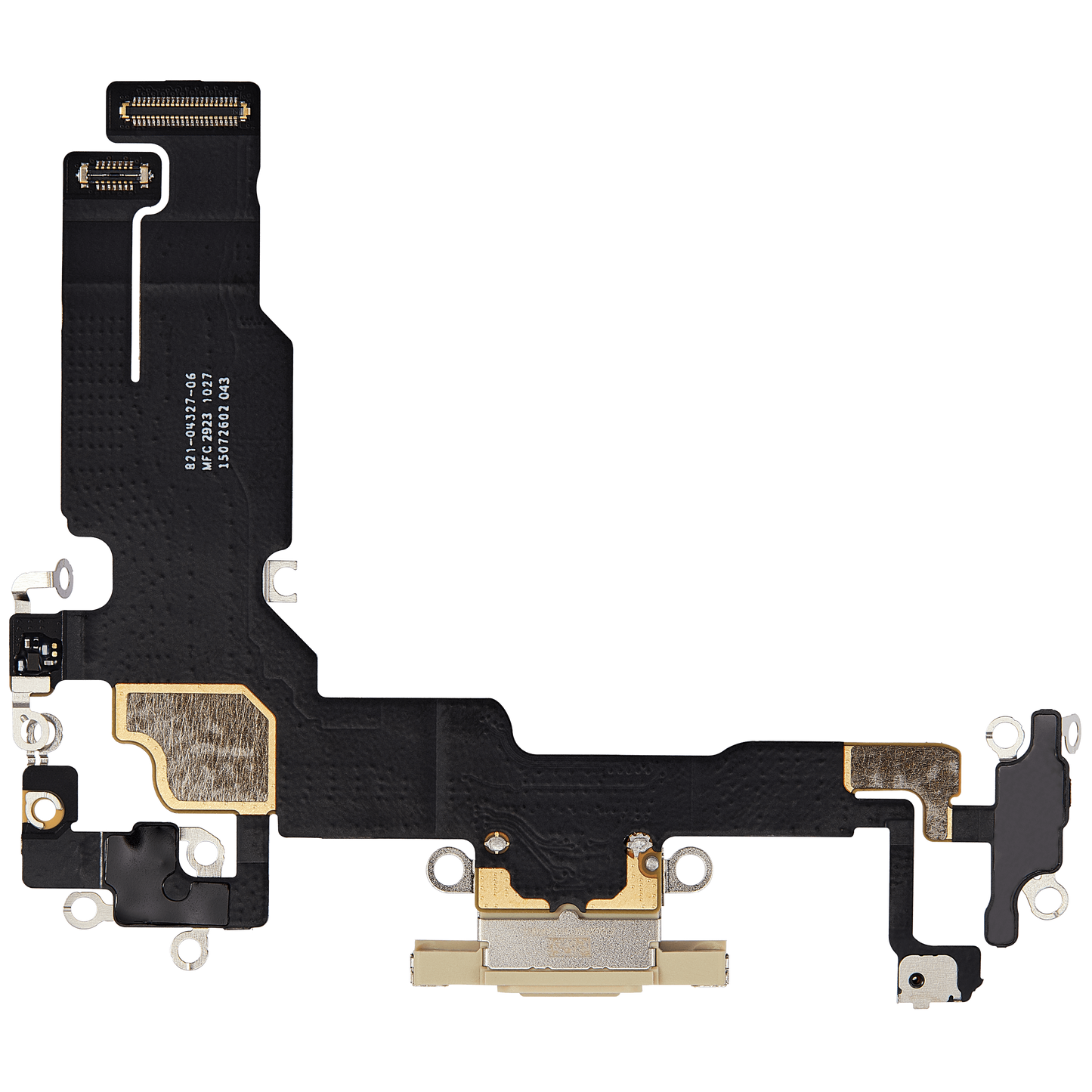 Charging Port Flex Cable For iPhone 15 (Premium) (Yellow)