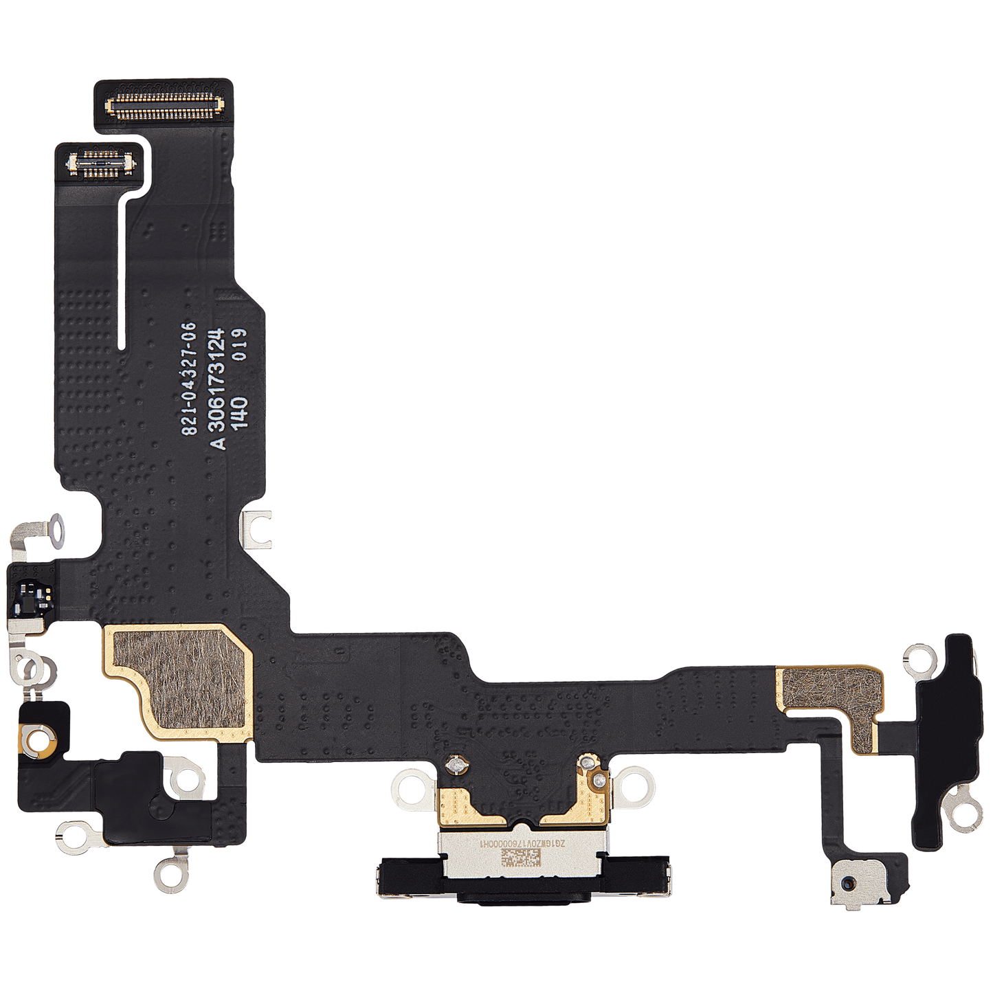 Charging Port Flex Cable For iPhone 15 (Premium) (Black)