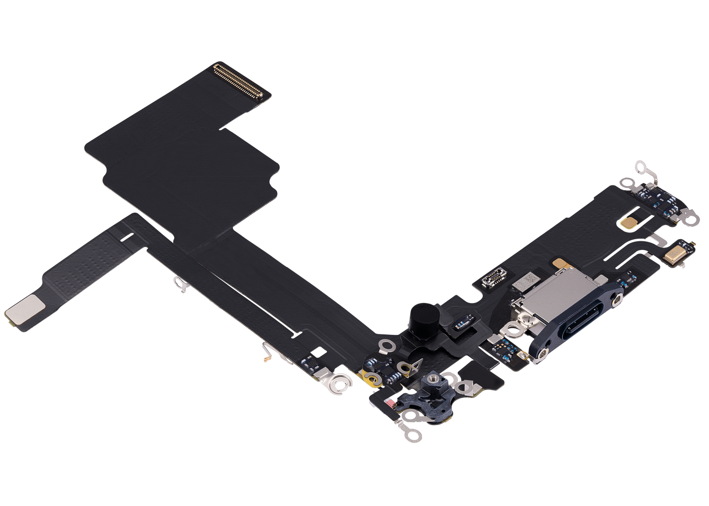 Charging Port Flex Cable For iPhone 15 Pro (Premium) (Blue Titanium)