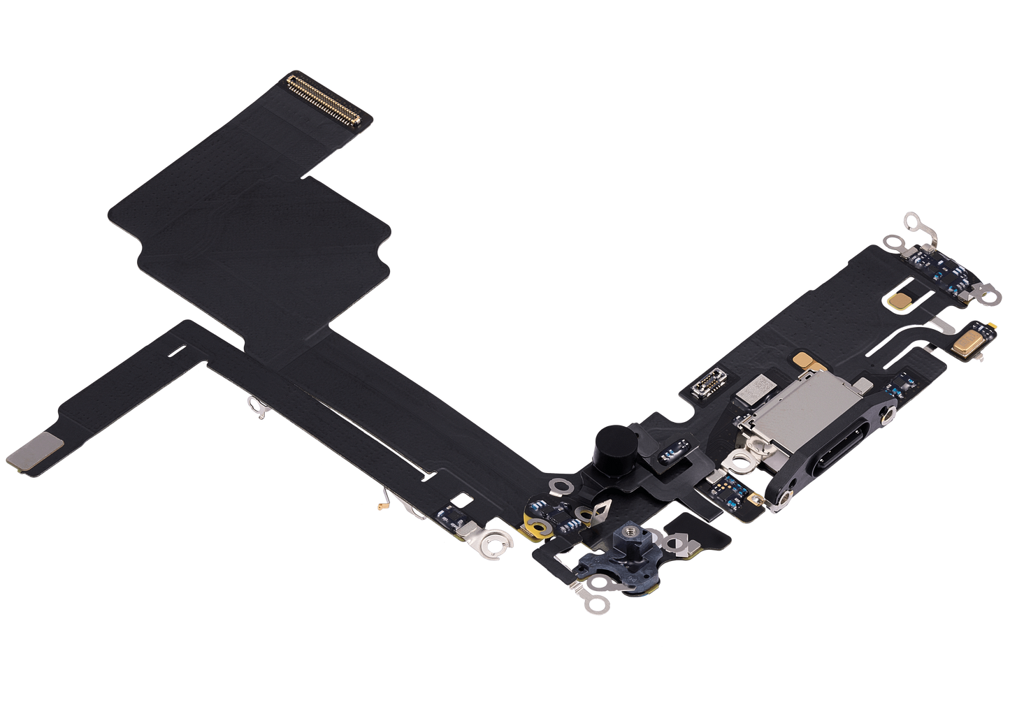 Charging Port Flex Cable For iPhone 15 Pro (Premium) (Black Titanium)