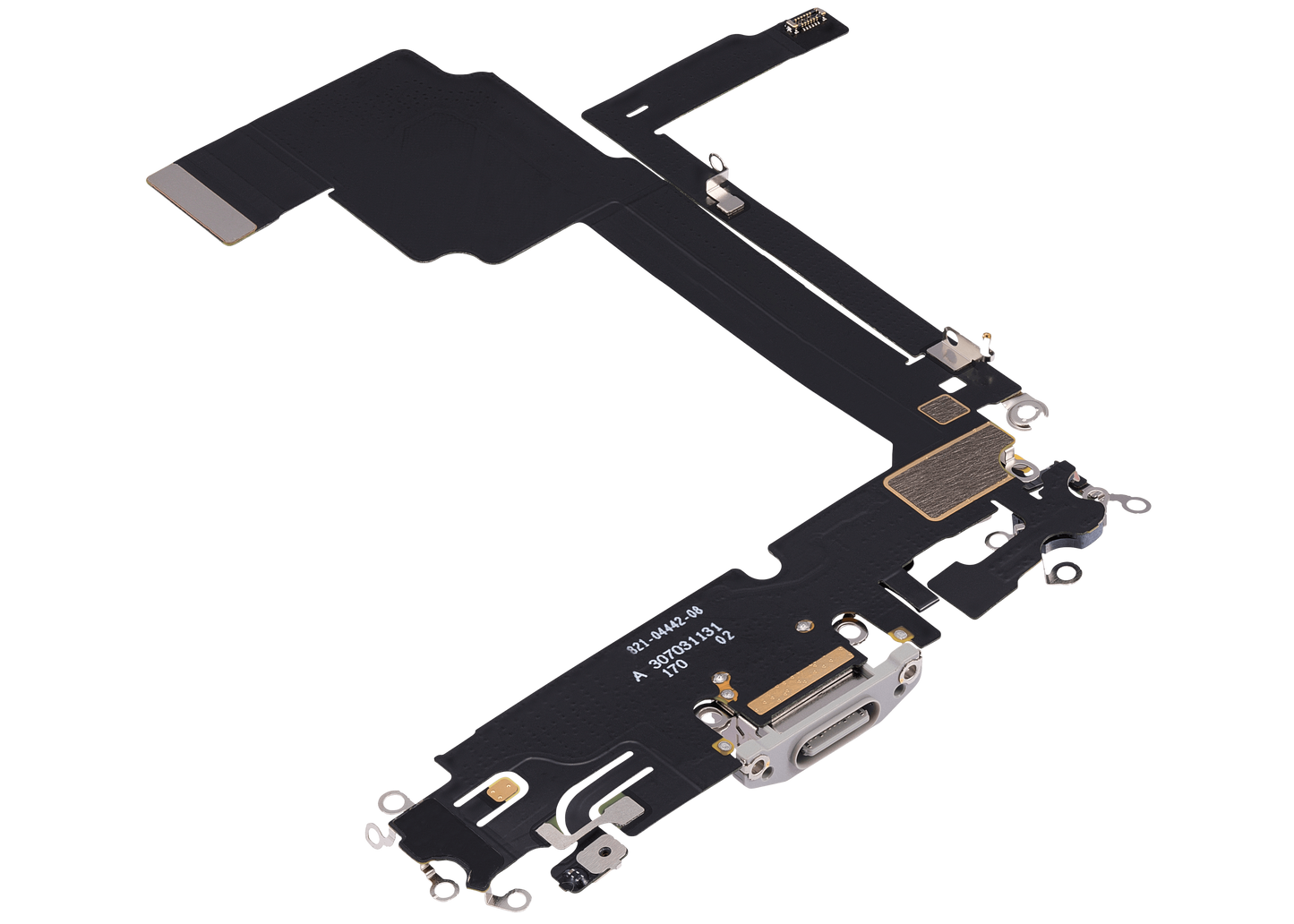 Charging Port Flex Cable For iPhone 15 Pro Max (Premium) (White Titanium)