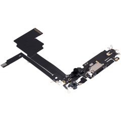 Charging Port Flex Cable For iPhone 15 Pro Max (Premium) (Black Titanium)