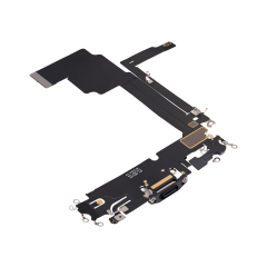 Charging Port Flex Cable For iPhone 15 Pro Max (Premium) (Black Titanium)