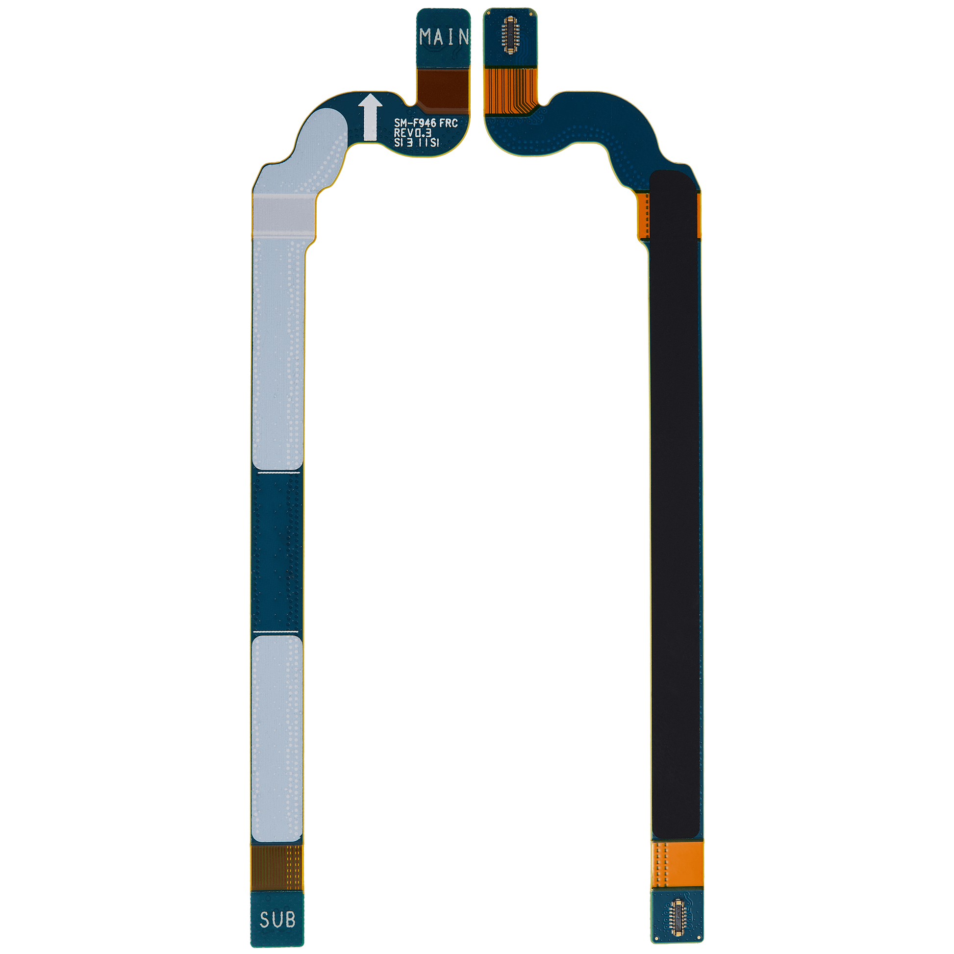 Detailed look at Antenna Connecting Cable (Mainboard To Charging Port) For Samsung Galaxy Z Fold 5 (F946) for repair