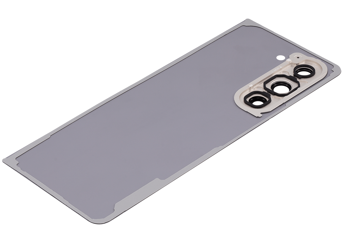 High resolution image of Back Cover Glass With Camera Lens For Samsung Galaxy Z Fold 5 5G (F946) (Cream)