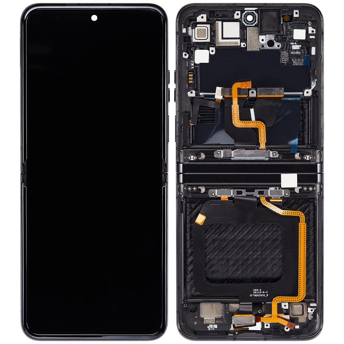 Inner OLED Assembly With Frame For Motorola Moto Razr Plus 2023 / Razr 40 Ultra (XT2321 - Motorola replacement part image 6