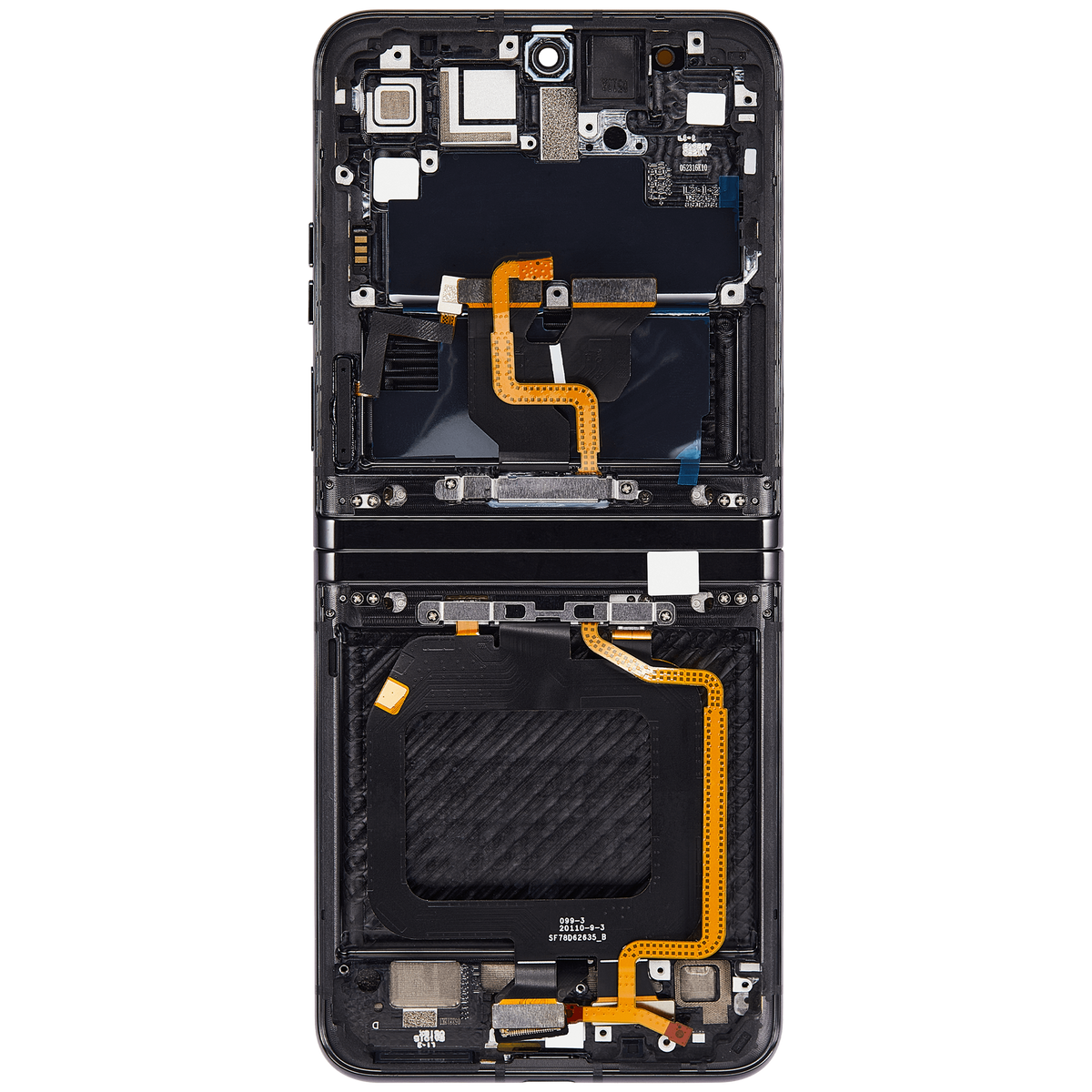 Inner OLED Assembly With Frame For Motorola Moto Razr Plus 2023 / Razr 40 Ultra (XT2321 - Motorola replacement part image 8