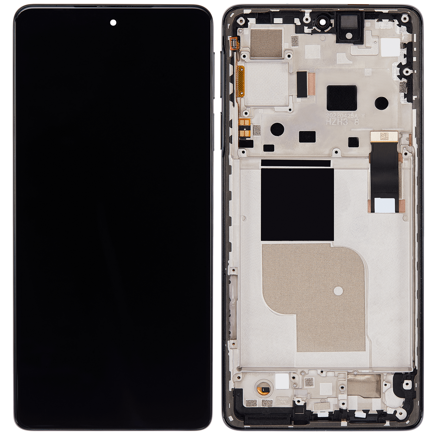 OLED Assembly With Frame For Motorola Moto Edge Plus / Edge 30 Pro (XT2201-1/4) / Edge X30 5G (XT2201-2/6 /2022) (Refurbished) (Cosmos Blue) | SKU 109082007304 | image 6