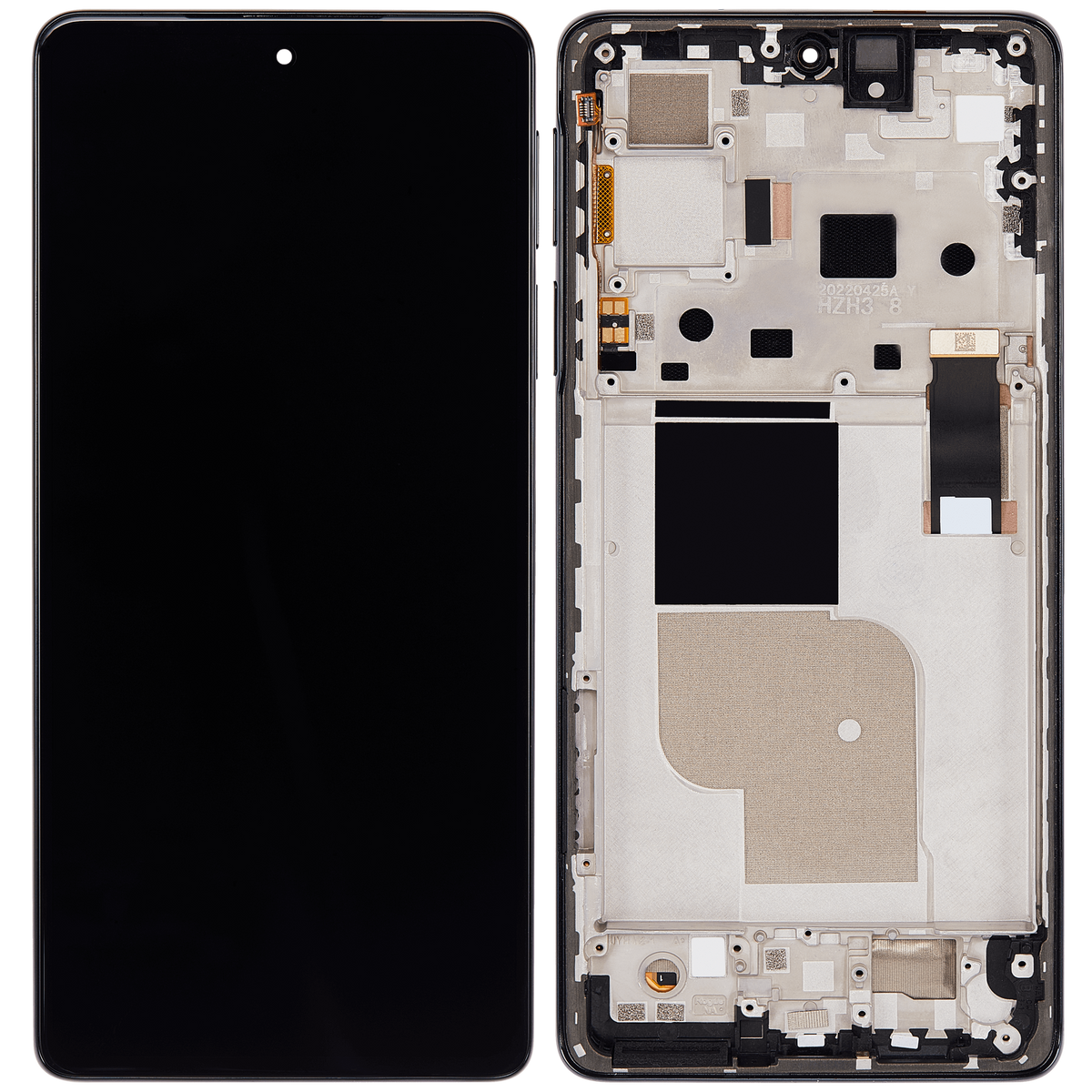 OLED Assembly With Frame For Motorola Moto Edge Plus / Edge 30 Pro (XT2201-1/4) / Edge X30 5G (XT2201-2/6 /2022) (Refurbished) (Cosmos Blue) | SKU 109082007304 | image 6