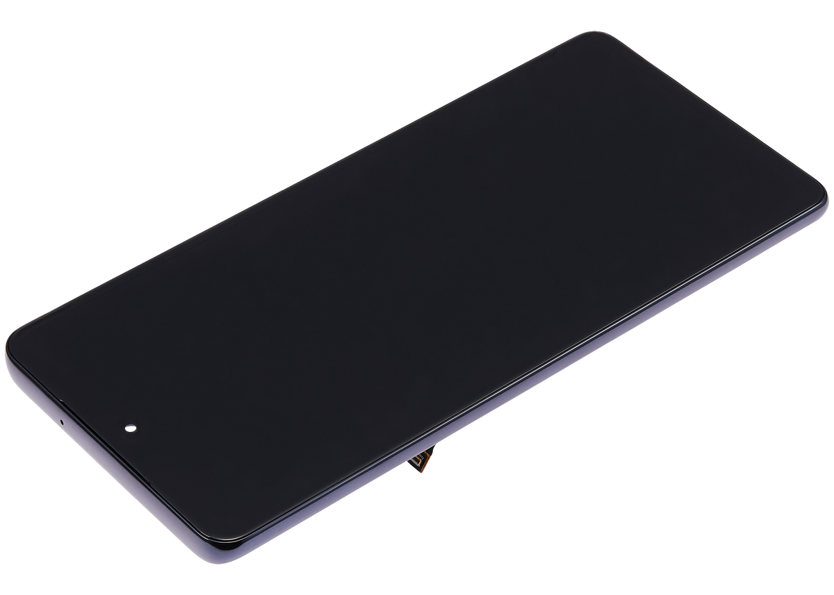 OLED Assembly With Frame For Motorola Moto Edge Plus / Edge 30 Pro (XT2201-1/4) / Edge X30 5G (XT2201-2/6 /2022) (Refurbished) (Cosmos Blue) | SKU 109082007304 | image 9