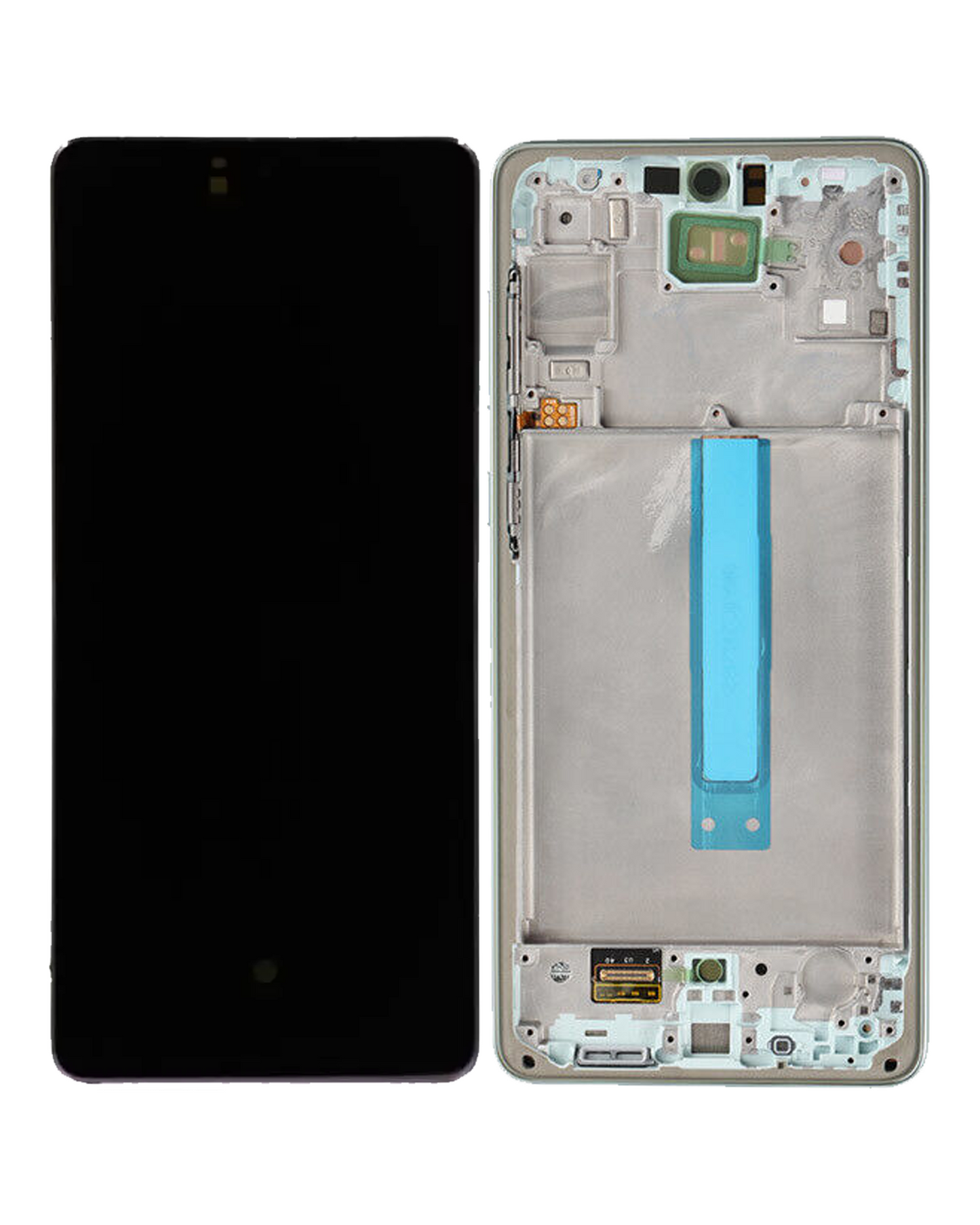 Oled Assembly With Frame For Samsung Galaxy A73 5G (A736 / 2022) (Service Pack) (Mint)