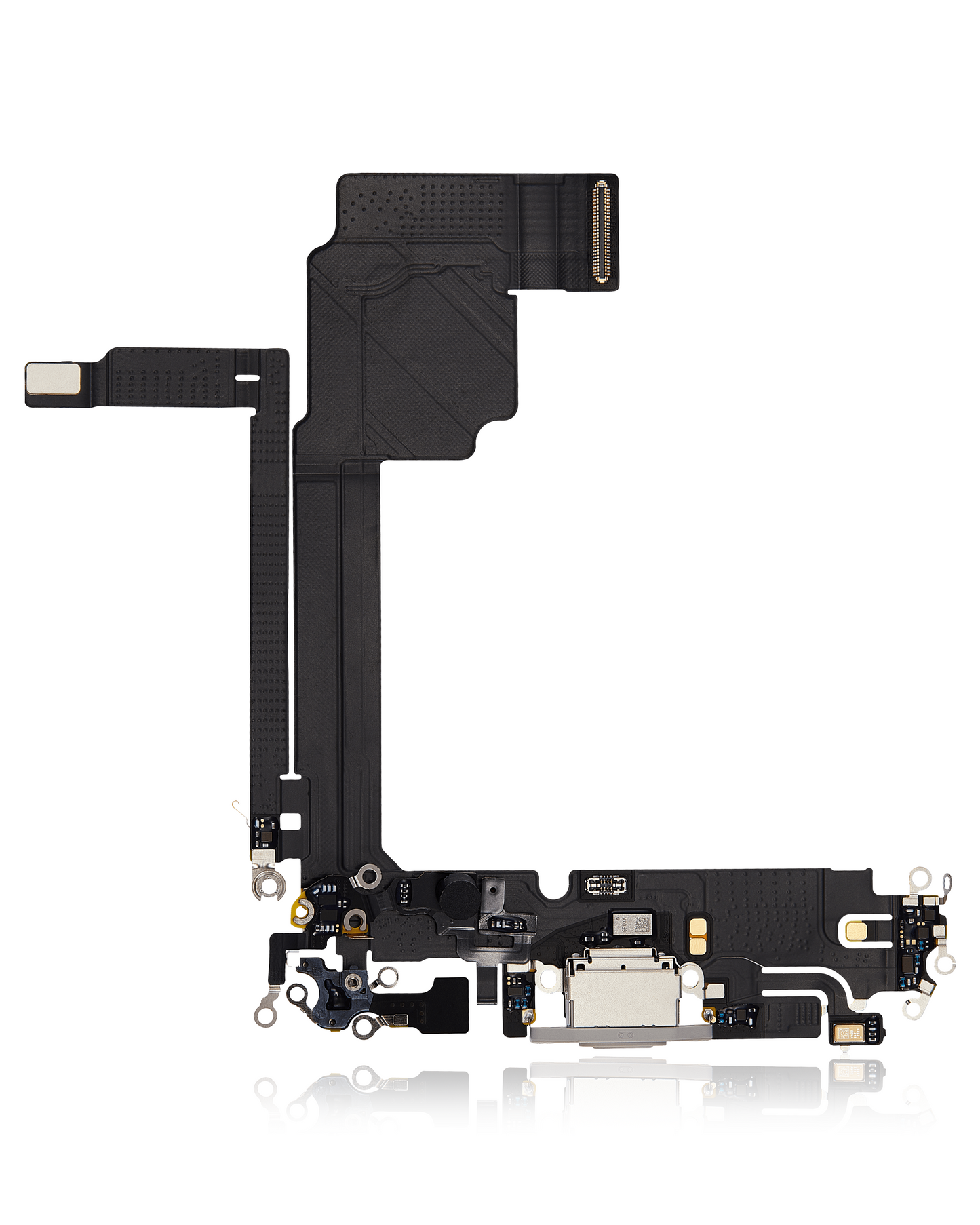 Charging Port Flex Cable For iPhone 15 Pro Max (Premium) (White Titanium)