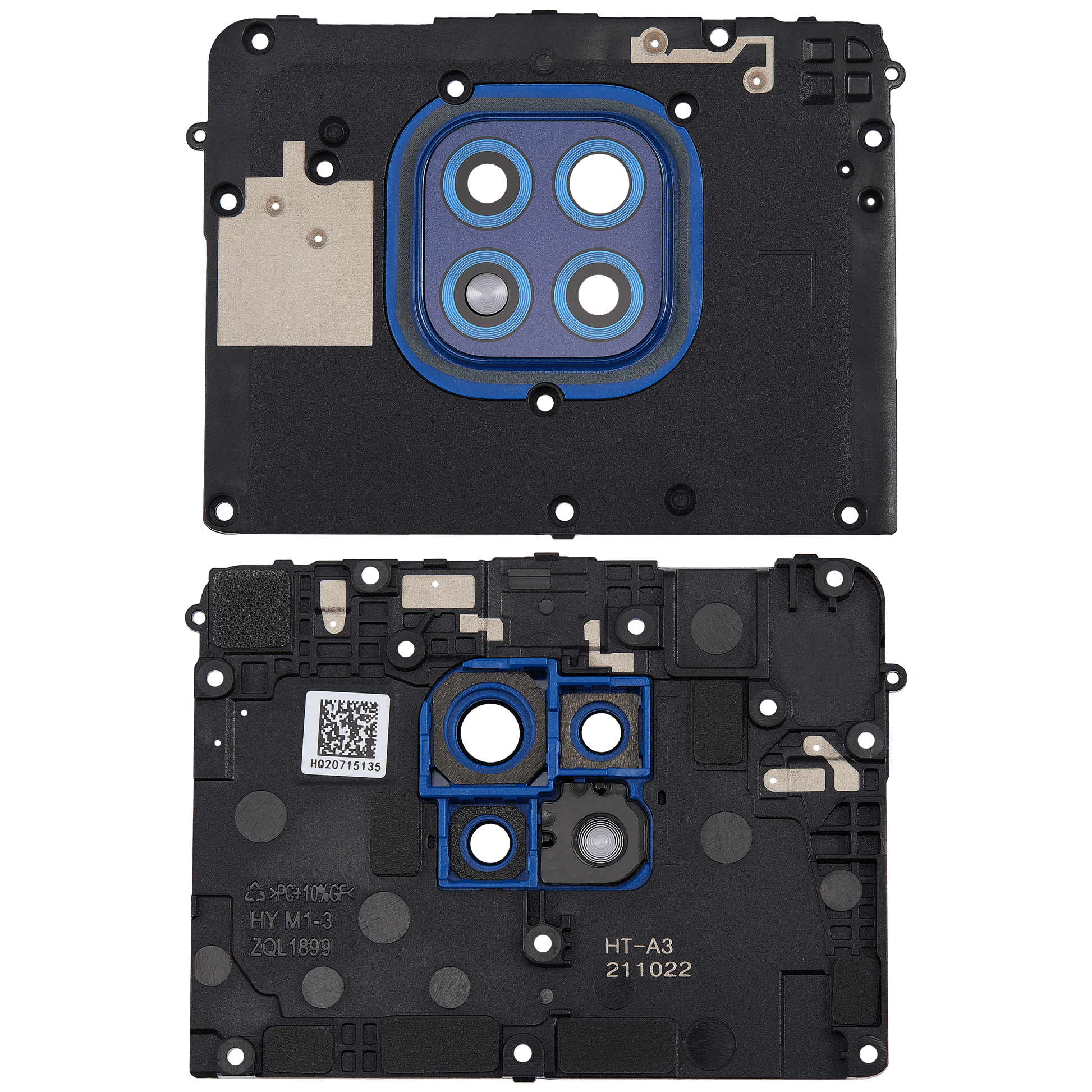 Back Camera Lens With Bracket For Motorola Moto G Power (XT2117 / 2021) (Blue) replacement part for compatible Motorola phone, SKU 107082024320, product image 2