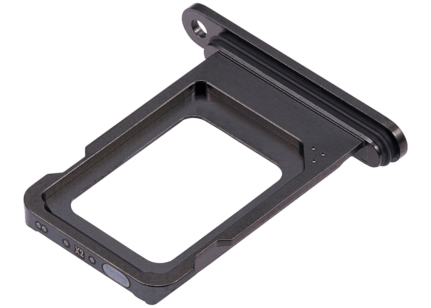 Single Sim Card Tray For iPhone 15 Pro / 15 Pro Max (Black Titanium)