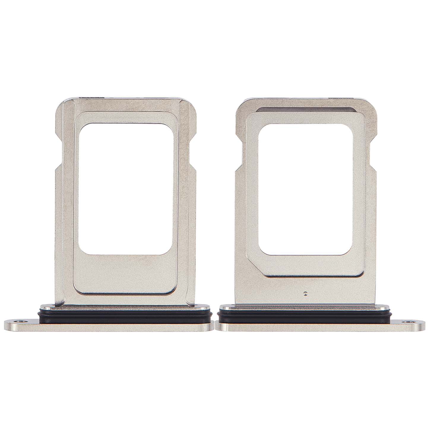 Single Sim Card Tray For iPhone 15 Pro / 15 Pro Max (White Titanium)