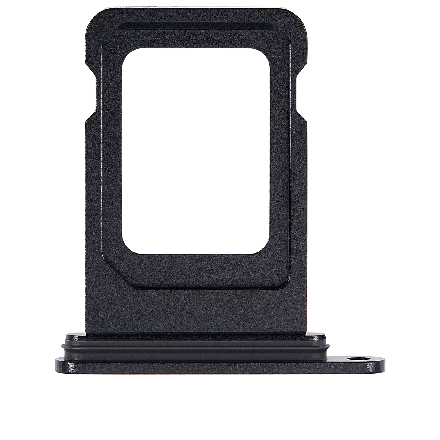 Single Sim Card Tray For iPhone 15 / 15 Plus (Black)
