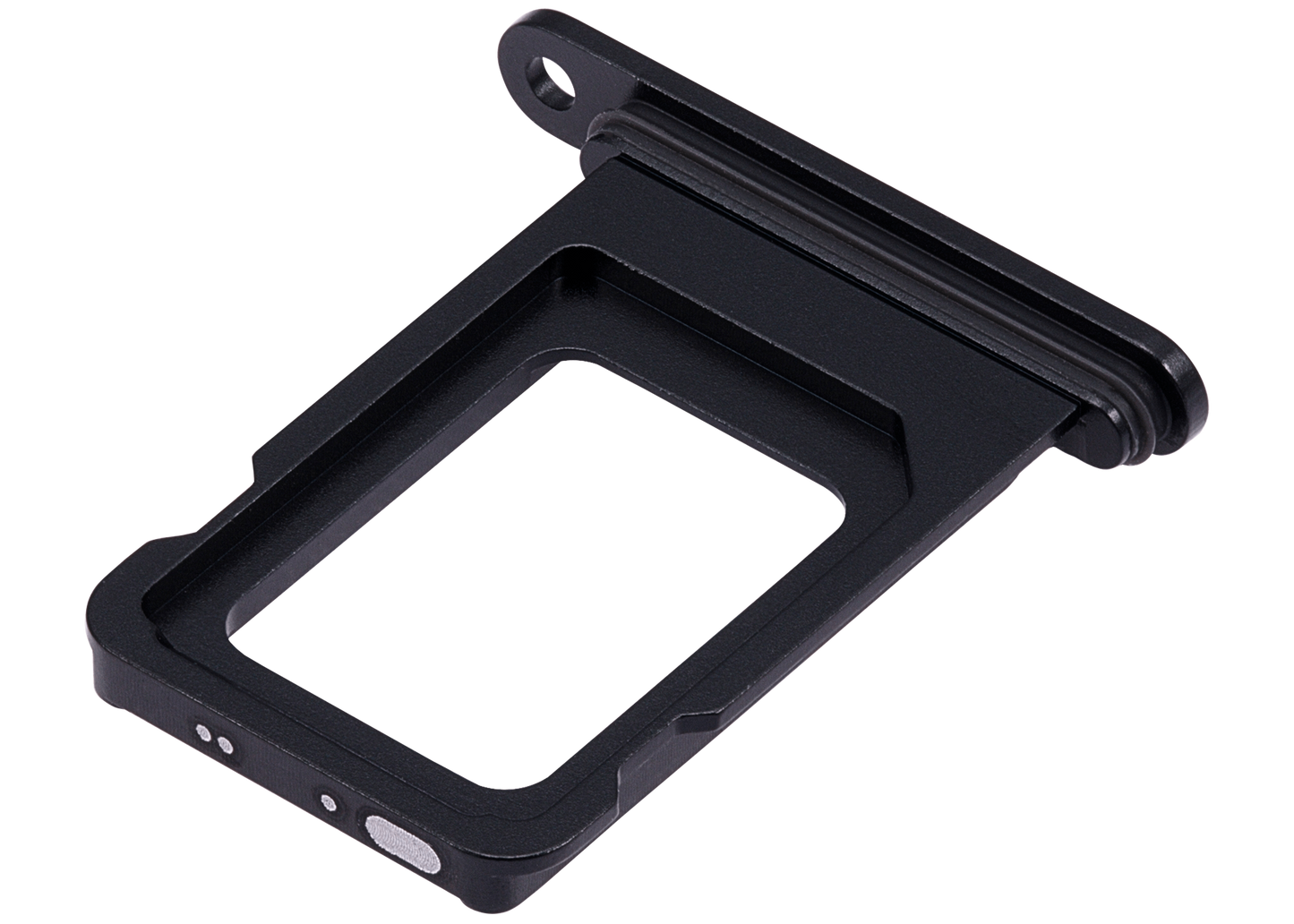 Single Sim Card Tray For iPhone 15 / 15 Plus (Black)
