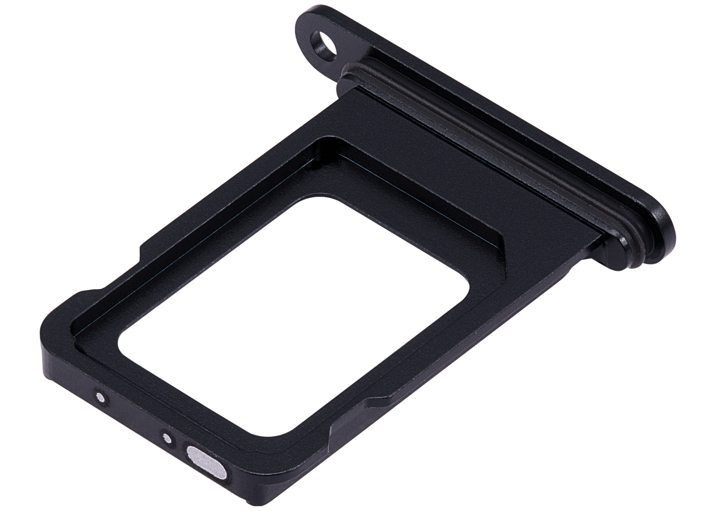 Dual Sim Card Tray For iPhone 15 / 15 Plus (Black)