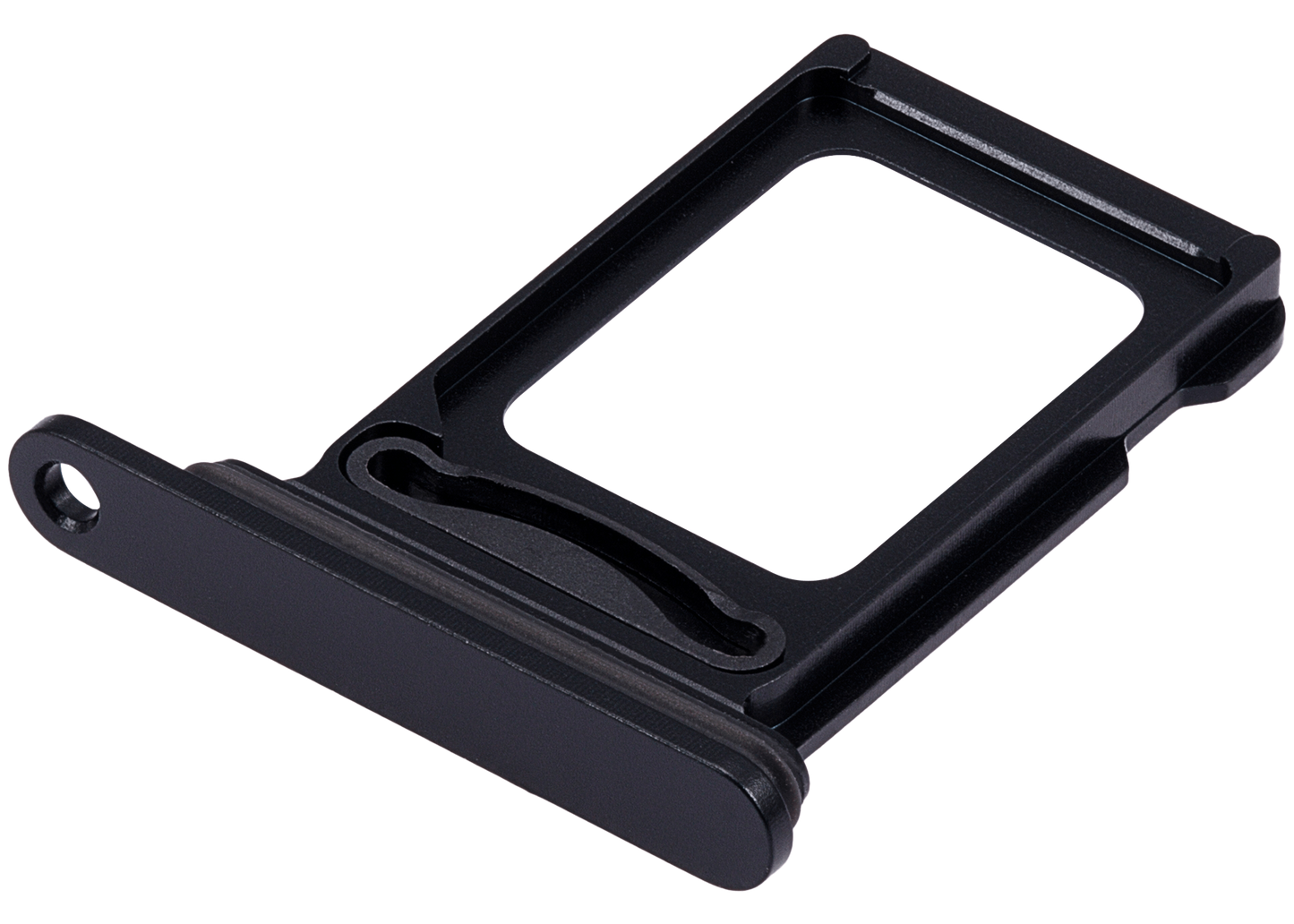Dual Sim Card Tray For iPhone 15 / 15 Plus (Black)