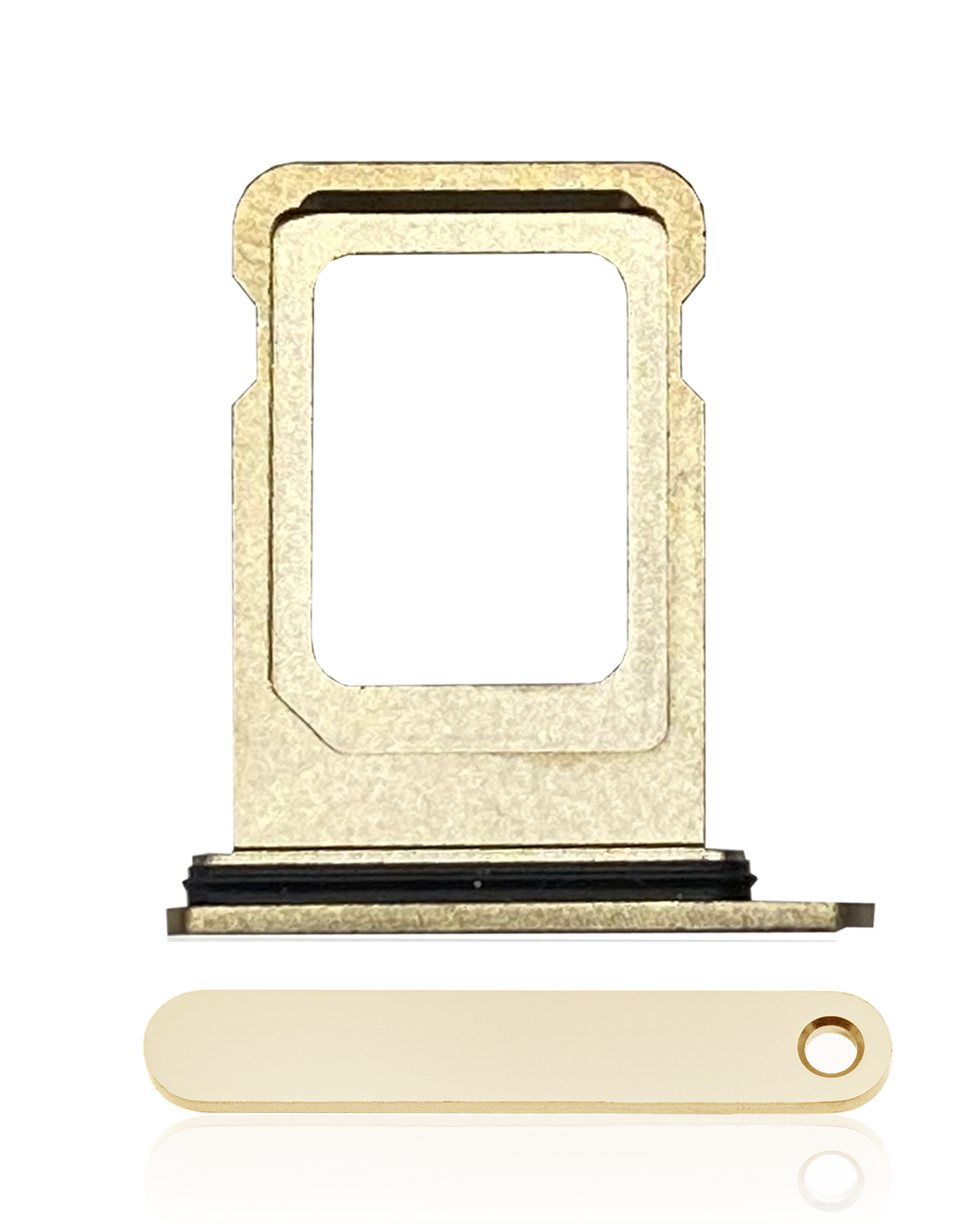 Single Sim Card Tray For iPhone 12 Pro / 12 Pro Max / 13 Pro / 13 Pro Max (Gold)