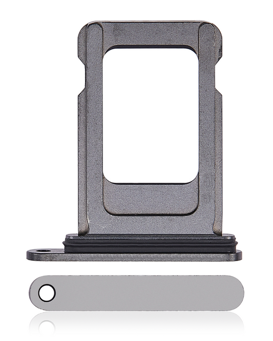 Single Sim Card Tray For iPhone 14 Pro / 14 Pro Max (Space Black)