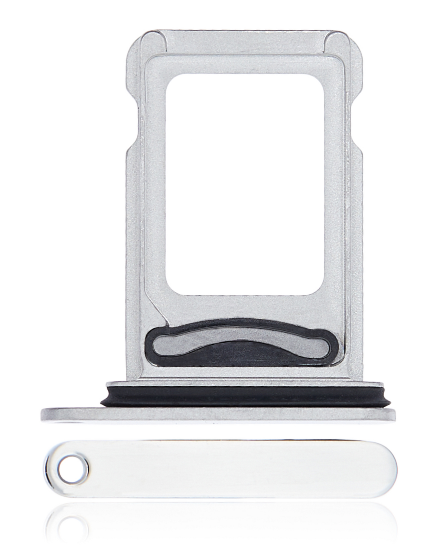 Dual Sim Card Tray For iPhone 13 Pro / 13 Pro Max (Silver)