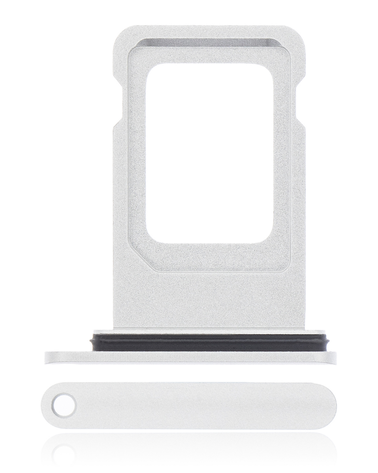 Single Sim Card Tray For iPhone XR (White)