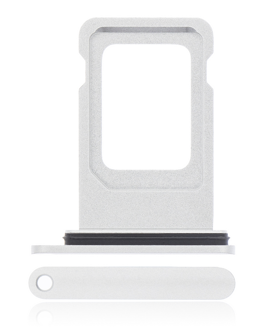 Single Sim Card Tray For iPhone XR (White)