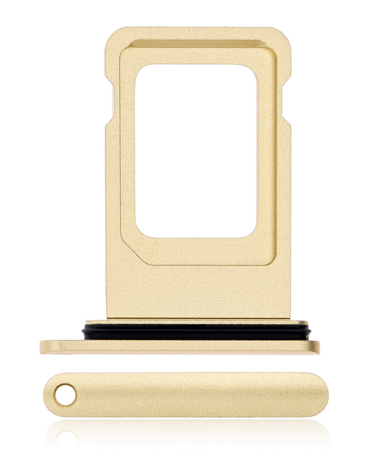 Single Sim Card Tray For iPhone XR (Yellow)