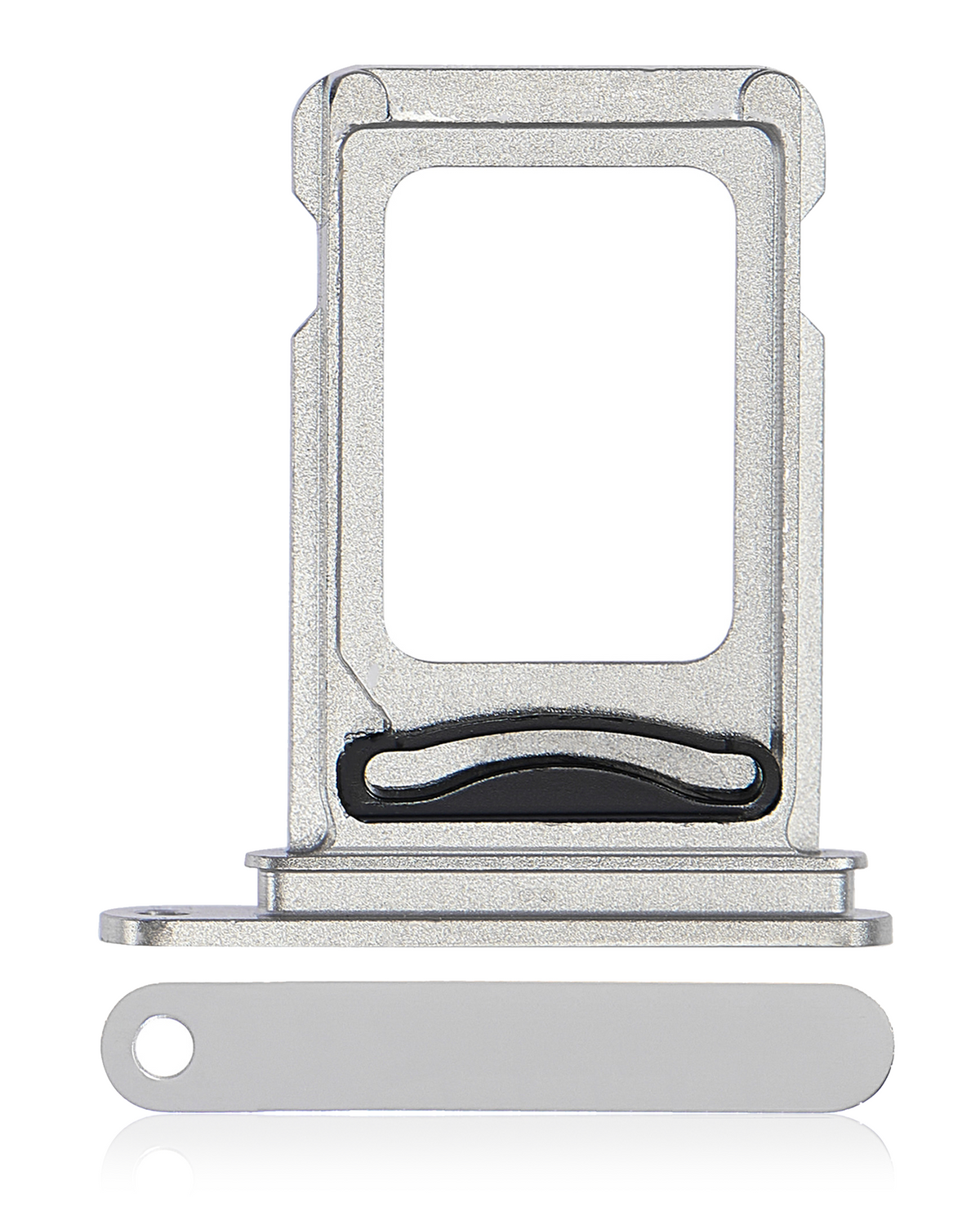 Dual Sim Card Tray For iPhone 14 Pro / 14 Pro Max (Silver)
