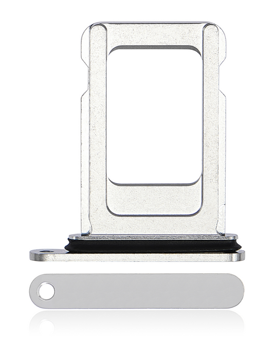 Single Sim Card Tray For iPhone 14 Pro / 14 Pro Max (Silver)