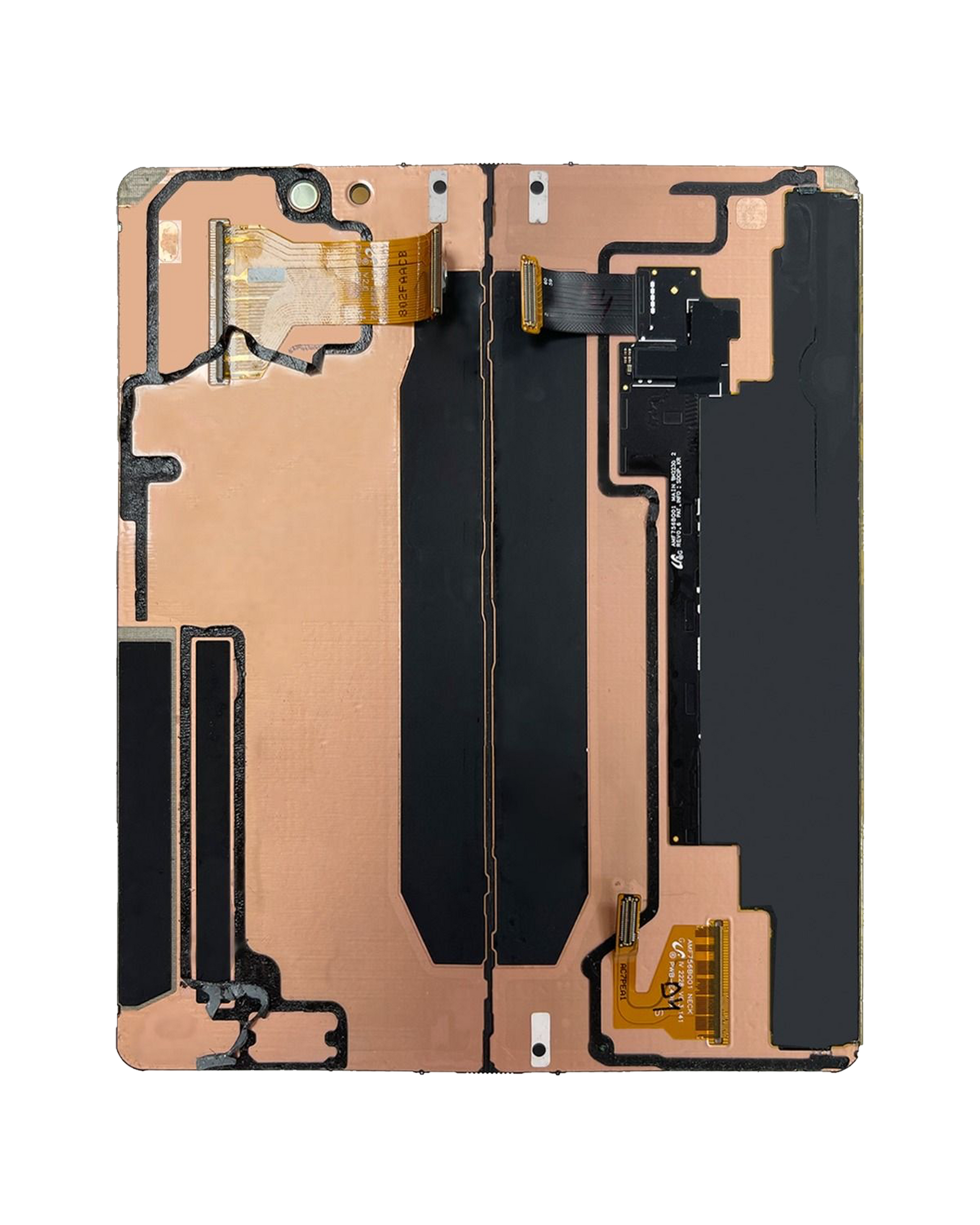 Inner OLED Assembly Without Frame For Samsung Galaxy Z Fold 4 5G (US & International) (Service Pack) (All Colors) clear view