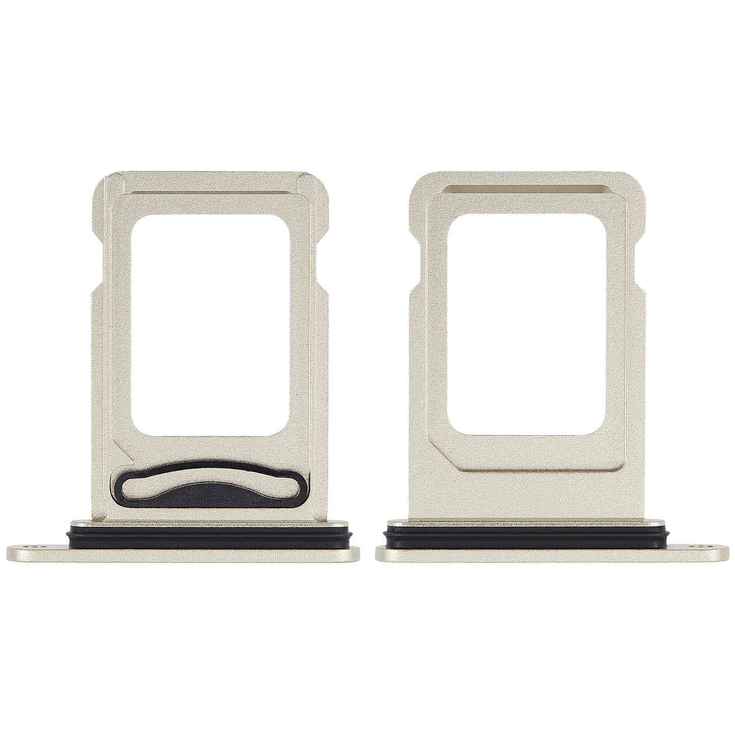 Dual Sim Card Tray For iPhone 15 / 15 Plus (Yellow)