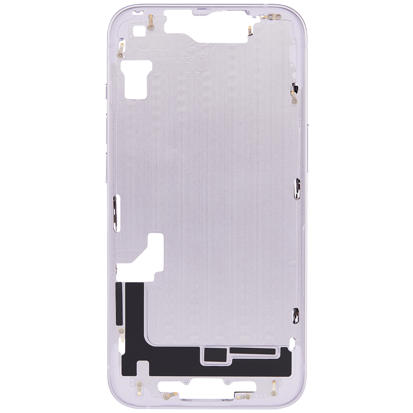 Mid-Frame Housing W/ Small Parts For iPhone 14 (US Version) (Aftermarket Plus) (Purple)