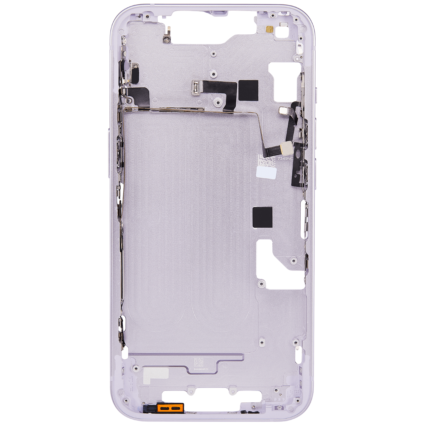 Mid-Frame Housing W/ Small Parts For iPhone 14 (US Version) (Aftermarket Plus) (Purple)