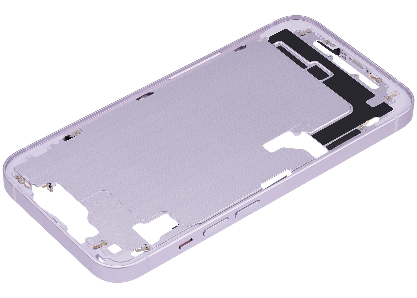 Mid-Frame Housing W/ Small Parts For iPhone 14 (US Version) (Aftermarket Plus) (Purple)