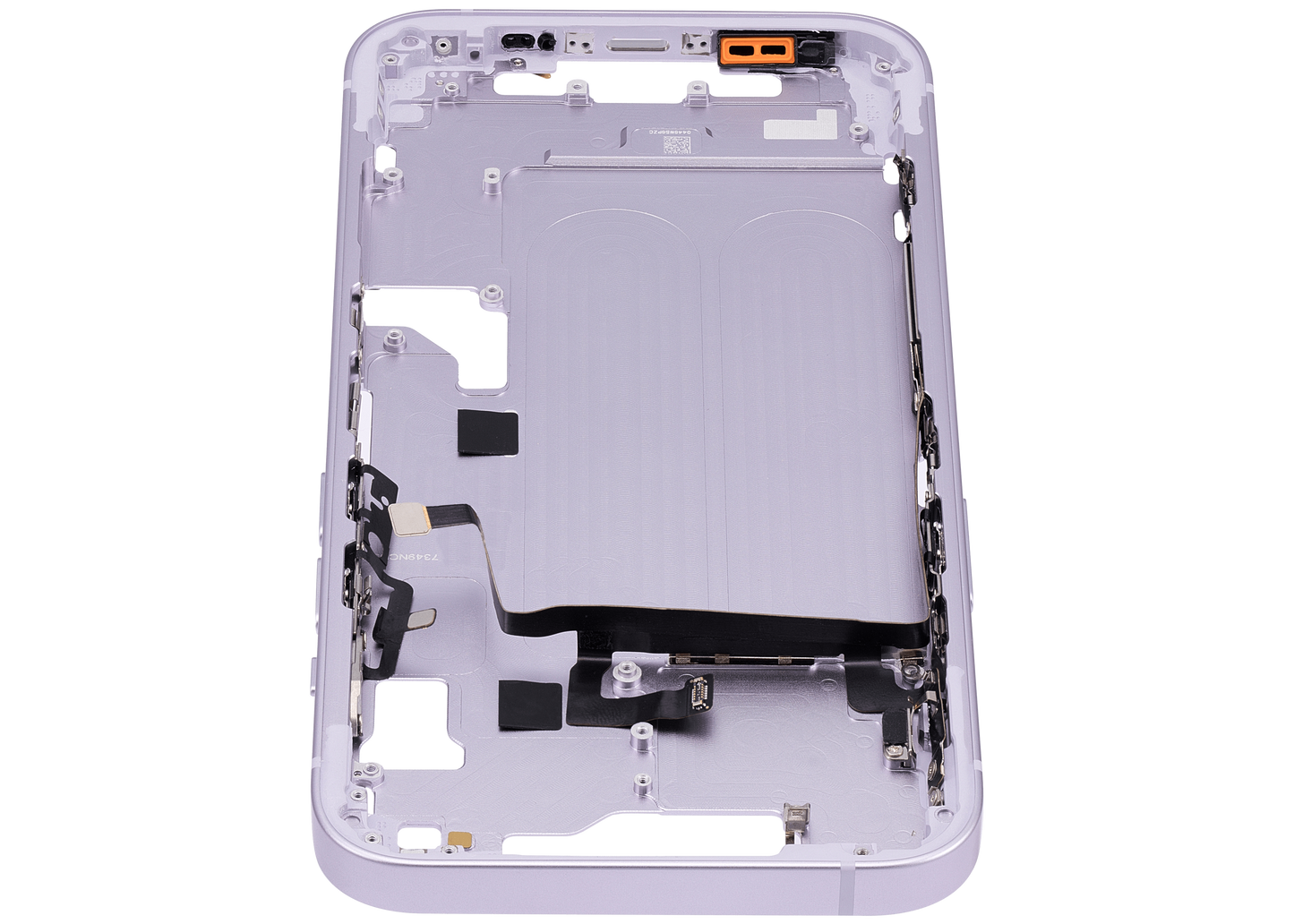 Mid-Frame Housing W/ Small Parts For iPhone 14 (US Version) (Aftermarket Plus) (Purple)