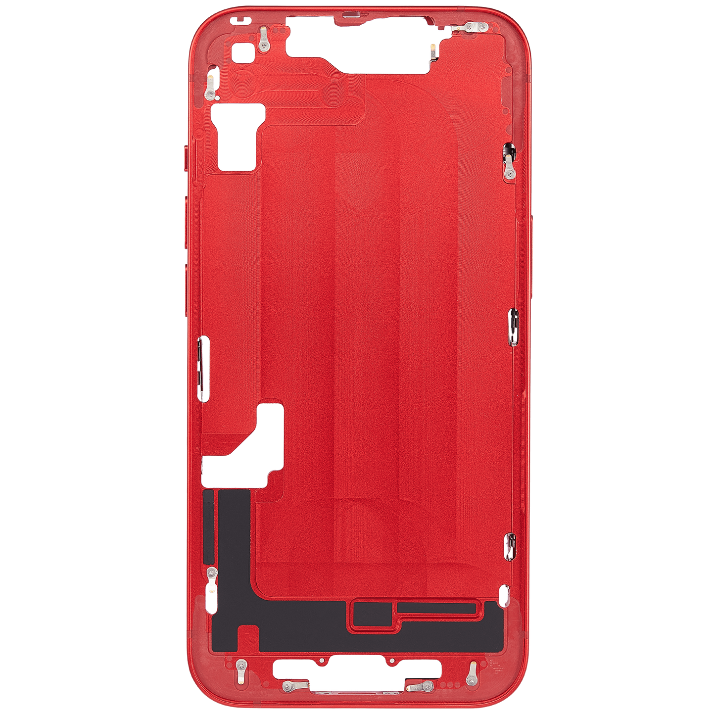 Mid-Frame Housing W/ Small Parts For iPhone 14 (US Version) (Aftermarket Plus) (Red)