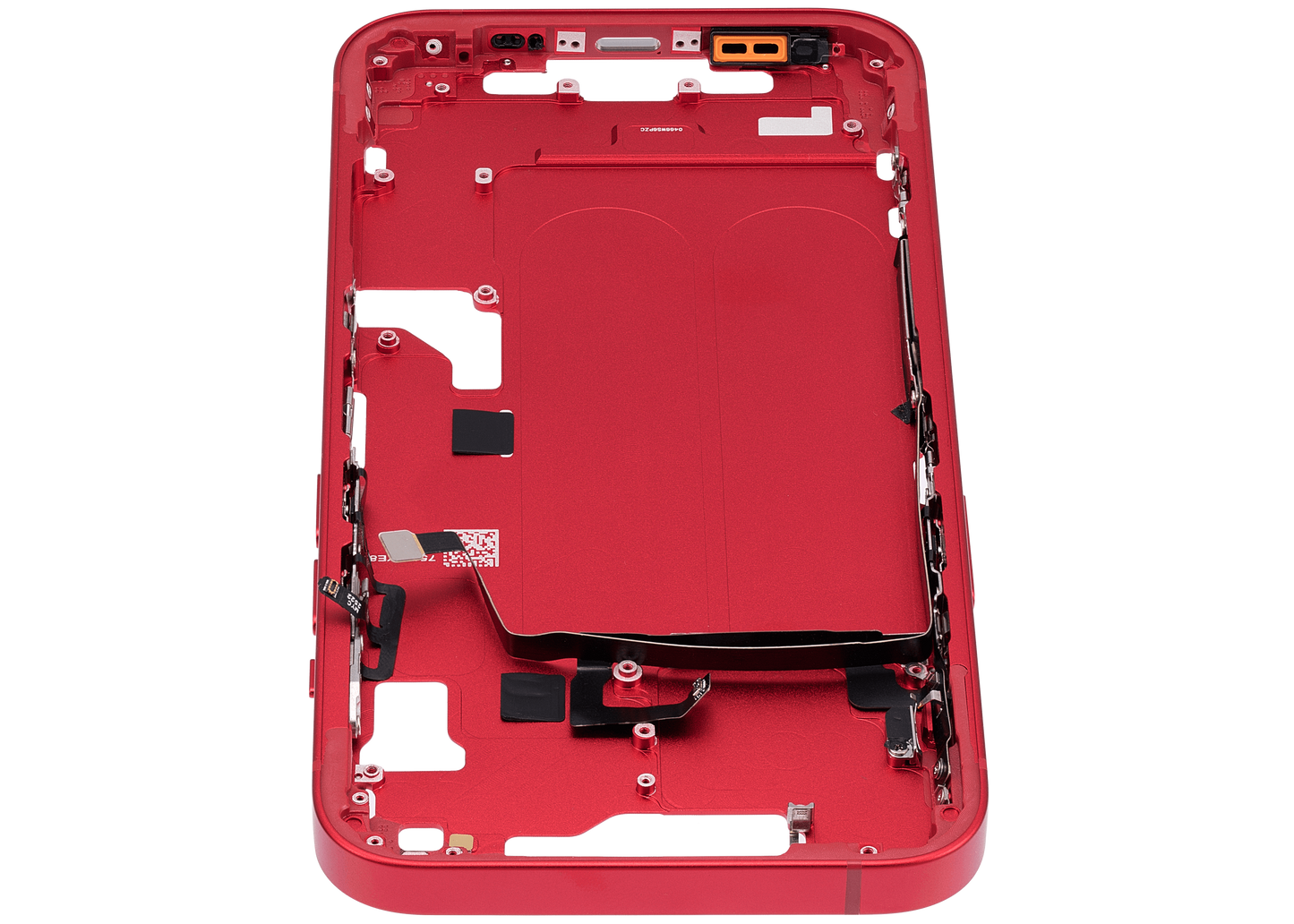 Mid-Frame Housing W/ Small Parts For iPhone 14 (US Version) (Aftermarket Plus) (Red)