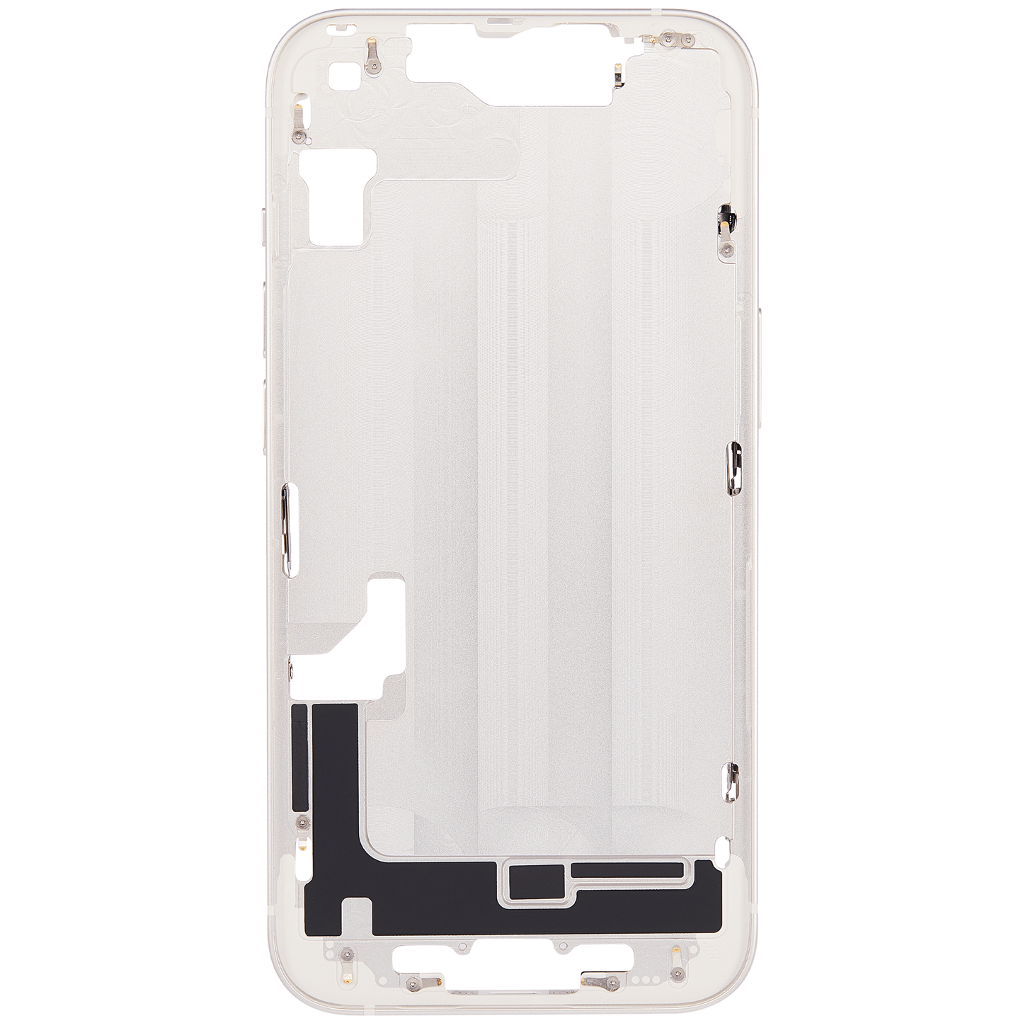 Mid-Frame Housing W/ Small Parts For iPhone 14 (US Version) (Aftermarket Plus) (Starlight)