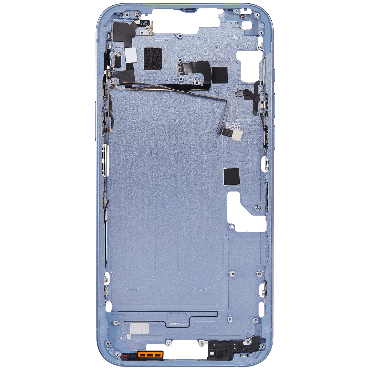 Mid-Frame Housing W/ Small Parts For iPhone 14 Plus (US Version) (Aftermarket Plus) (Blue)