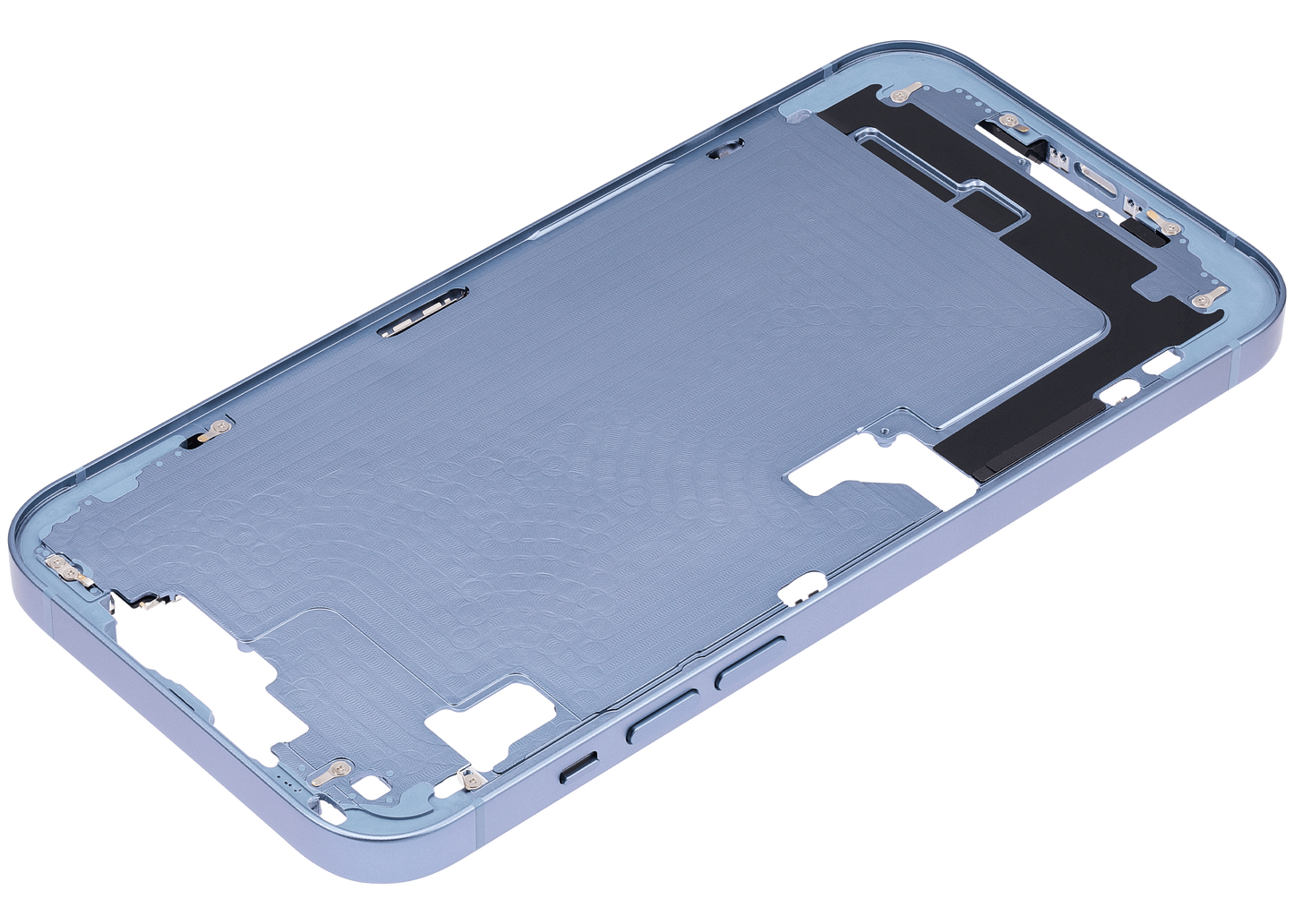 Mid-Frame Housing W/ Small Parts For iPhone 14 Plus (US Version) (Aftermarket Plus) (Blue)